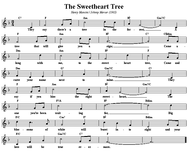 The Sweetheart Tree 
